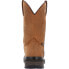 Фото #4 товара Rocky Rams Horn Waterproof Pull On RKW0395 Mens Brown Wide Leather Work Boots