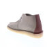 Фото #11 товара Clarks Trek Hi 50 26169535 Mens Gray Suede Lace Up Chukkas Boots