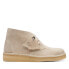 Фото #2 товара Clarks Desert Coal 26168791 Womens Beige Suede Lace Up Chukkas Boots