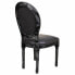 Dining Chair Alexandra House Living Black 46 x 96 x 48 cm