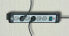 Brennenstuhl 1951580100 - 3 m - 8 AC outlet(s) - Plastic - Black - Gray - 490 mm - Black