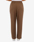Petite Short Classic Textured Solid Pull-On Pants