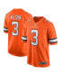 Фото #1 товара Men's Russell Wilson Orange Denver Broncos Alternate Game Jersey