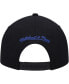 Фото #4 товара Men's Black, White Golden State Warriors Hardwood Classics Wear Away Visor Snapback Hat