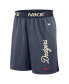 ფოტო #2 პროდუქტის Men's Navy Los Angeles Dodgers 2024 City Connect Authentic Collection Practice Performance Shorts