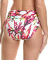 Фото #2 товара Carmen Marc Valvo Shirred Waist Bikini Bottom Women's