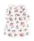 ფოტო #3 პროდუქტის Baby Girls Cotton Dresses, Dusty Rose Floral