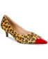 ფოტო #1 პროდუქტის Women's Jacey Luxurious Pointed-Toe Kitten Heel Pumps