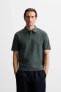 TEXTURED POLO SHIRT