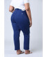 ფოტო #2 პროდუქტის Plus Size High Rise Boyfriend Jeans