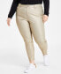 ფოტო #1 პროდუქტის Plus Size Tribeca Foil High-Rise Denim Jeans