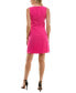 ფოტო #5 პროდუქტის Juniors' Scoop-Neck Sleeveless Shift Dress