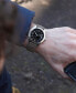 Фото #3 товара Наручные часы Tommy Hilfiger Men's Black Silicone Strap Watch 46mm
