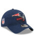 Фото #1 товара Men's Navy New England Patriots OTC 2022 Sideline 9TWENTY Adjustable Hat