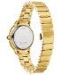 ფოტო #3 პროდუქტის Eco-Drive Women's Ceci Diamond Accent Gold-Tone Stainless Steel Bracelet Watch 32mm