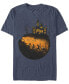 Фото #1 товара Men's Mickeys Halloween Short Sleeve T-Shirt