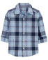 Фото #2 товара Toddler Plaid Button-Front Shirt 3T
