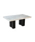 Фото #1 товара Camila 70" Rectangle Marble Dining Table