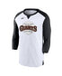 Фото #3 товара Men's White, Black San Francisco Giants Rewind 3/4-Sleeve T-shirt