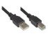 Фото #1 товара Good Connections 2510-05OFS - 0.5 m - USB A - USB B - USB 2.0 - Male/Male - Black