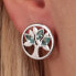 Timeless steel earrings Tree of Life Vita SATD22