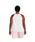 Plus Size Light Weight Jersey Halter Neck Tank Top