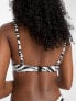 Фото #4 товара Dorina Burdine underwire bikini top in zebra print