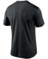 Men's Black New Orleans Saints Logo Essential Legend Performance T-shirt