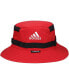 ფოტო #3 პროდუქტის Men's Red NC State Wolfpack 2021 Sideline AEROREADY Bucket Hat