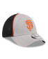 Фото #2 товара Men's Gray San Francisco Giants Pipe 39THIRTY Flex Hat