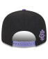 Фото #2 товара Men's Black/Purple Houston Astros Grape Big League Chew Flavor Pack 9FIFTY Snapback Hat