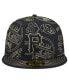 Men's Pittsburgh Pirates 59FIFTY Day Allover Fitted Hat Черный, 7 1/8 - фото #3