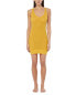 Onia Linen Knit V-Neck Mini Dress Women's