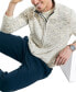 Фото #4 товара Men's Marled Full-Zip Sweater