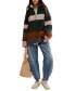 Women's Coastal Stripe Pullover Top Pine Grove Combo, XS - фото #5