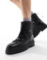 Фото #2 товара Walk London Element snow boots in black leather