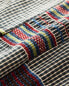 Multicoloured patchwork cotton bedspread