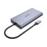 Фото #1 товара Unitek International uHUB S7 - USB 3.2 Gen 1 (3.1 Gen 1) Type-C - 100 W - IEEE 802.3 - IEEE 802.3ab - IEEE 802.3u - IEEE 802.3x - Grey - SDHC - SDXC - DisplayPort - HDMI - RJ-45 - USB 3.2 Gen 1 (3.1 Gen 1) Type-A - USB 3.2 Gen 1 (3.1 Gen 1) Type-C - Многофункциональный USB хаб