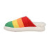 TOMS Alpargata Rainbow Mallow Mules Womens Multi, White Flats Casual 10018679T