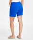 Women's Mid-Rise Pull-On Shorts, Created for Macy's Intense Cobalt, 18 - фото #4