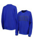 ფოტო #1 პროდუქტის Women's Royal Kentucky Wildcats Surf Plus Size Southlawn Waffle-Knit Thermal Tri-Blend Long Sleeve T-shirt
