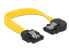 Delock 83957 - 0.1 m - SATA 7-pin - SATA 7-pin - Male/Male - Black,Yellow - Straight