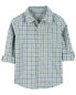 Фото #1 товара Toddler Plaid Button-Front Shirt 5T