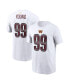 Фото #4 товара Men's Chase Young White Washington Commanders Player Name and Number T-shirt