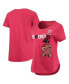 ფოტო #2 პროდუქტის Women's Heathered Red Maryland Terrapins PoWered By Title IX T-shirt