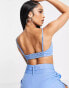 Фото #2 товара Unique21 bralet co-ord in cornflower blue