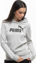 Puma Bluza damska Puma ESS Logo Hoodie TR szara 586791 04 L