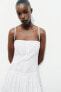 Фото #11 товара Короткое платье с вышивкой ZARA