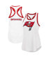 Women's White Tampa Bay Buccaneers Tater Tank Top