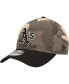 Фото #2 товара Men's Oakland Athletics Camo Crown A-Frame 9FORTY Adjustable Hat